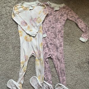 2 24 month burts bees jammies